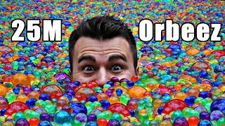 25 Million Orbeez in a pool Do you sink or float [upl. by Nolitta]