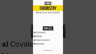 GCSE Chemistry  Ionic Bonding Quiz [upl. by Tobin561]