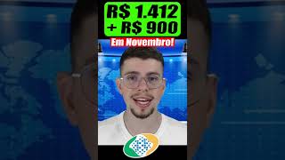 ✅APOSENTADOS recebem R1412  R900 EXTRA em novembro  Confira [upl. by Bandler]