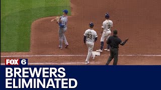 Brewers eliminated after Game 3 against Mets  FOX6 News Milwaukee [upl. by Billi265]