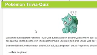 Pokemon Trivia Quiz [upl. by Siurad]