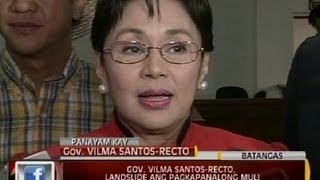 24 Oras Panayam kay Batangas Gov Vilma SantosRecto [upl. by Jovi]