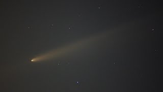 Comet Tsuchinshan Atlas A3 Hawaii sionyx [upl. by Eednarb347]