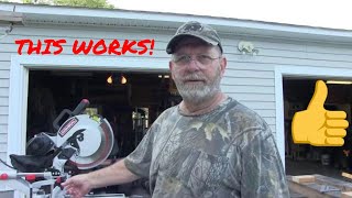 HOW TO FIX KOBALT MITER SAW STANDTEMPORARY FIX [upl. by Ecirtam]