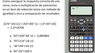 Resolver polinomios con calculadora científica [upl. by Ocirnor]