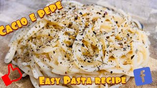 Italian Cacio e pepeSimple pasta recipeEasy pasta Spaghetti recipe Italian Classic Pasta Recipes [upl. by Ardehs141]