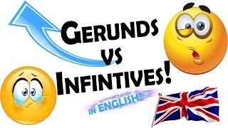 Gerunds or Infinitives  ENGLISH GRAMMAR VIDEOS [upl. by Carmina]