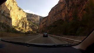 From Kainourgio to Antirrio Greek National Road 5  highway driving Greece  onboard camera [upl. by Alema802]