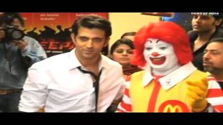 Hrithik Roshan Promotes Agneepath At McDonalds [upl. by Carlene]