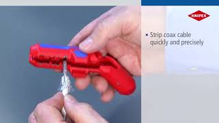 Knipex ErgoStrip Wire Stripping Tool [upl. by Ignatzia]