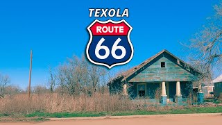 A FORGOTTEN TOWN ON ROUTE 66  TEXOLA [upl. by Dlorad]