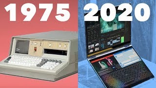 Evolution of Laptops Portable Computers 1975  2020 [upl. by Llezniuq]