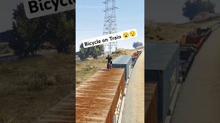 if You Ride a Bicycle on a Train in GTA Games gta gaming [upl. by Marko]