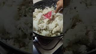 Chawal mooli puri recipeshortsfeed [upl. by Enihsnus364]