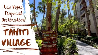 TAHITI VILLAGE LAS VEGAS  BORA BORA ROOM TOUR and Resort Walk [upl. by Anoet]