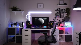 Dream Desk Setup Long Term Review  Alex Linnmon  Ikea Desk Hack [upl. by Stacey]