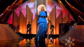 Lady Gaga Fashion with RuPaul Thanksgiving Muppet Special Live [upl. by Lehmann]