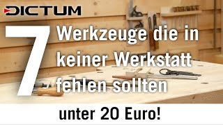 7 Werkzeuge die in keiner Werkstatt fehlen sollten  unter 20 Euro [upl. by Zebadiah297]