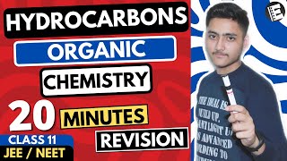 Hydrocarbons Class 11  Organic Chemistry  For JEE amp NEET  Full Revision In 20 Minutes [upl. by Nashbar]