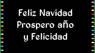 FELIZ NAVIDAD  Lyrics [upl. by Elyssa396]