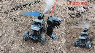 Remote control monster truck Unboxing  lightning spray rock crawler unboxing [upl. by Porett]