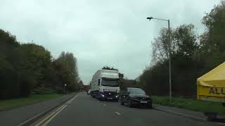 Driving On Berkeley Way B4639 Ebrington Drive Wainwright Road Worcester Worcestershire England [upl. by Werna]