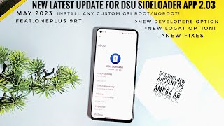 install any custom gsi with latest new dsu sideloader app 203 The innovation of dual boot [upl. by Leesen]