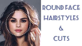 HOW TO CHOOSE HAIRSTYLES amp HAIRCUTS FOR ROUND FACE SHAPE [upl. by Airlee]