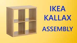 How to assemble Ikea Kallax shelving unit [upl. by Smart]