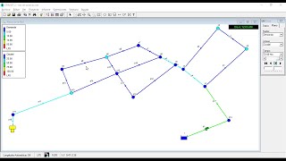EPANET TUTORIAL BÁSICO sistema de tuberías y análisis de comportamiento hidráulico [upl. by Shirline]