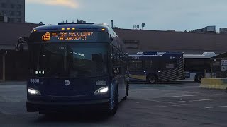 MTA Bus 2024 New Flyer XD40 Xcelsior 9350  2023 Novabus LFS Conehead 9038 on the Q9Q41 buses [upl. by Ahsilav]