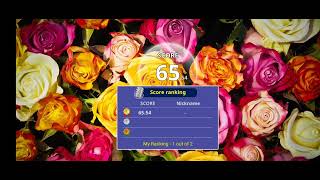 Magic Sing karaoke Videoke Score 65 [upl. by Ytsirhc]