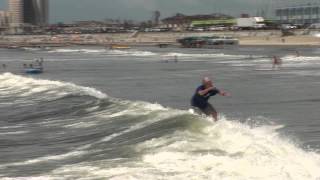 Surfing on Galveston Island [upl. by Aneelak653]