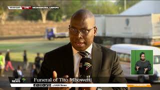 Tito Mboweni  Samkele Maseko shares the order of proceedings for the funeral service [upl. by Karissa]