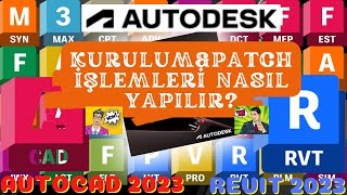 AutoCAD  Revit 2023 Kurulum İşlemleri [upl. by Amoeji]