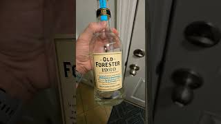 Bottle Kill Old Forester 1920 [upl. by Eniamrej]