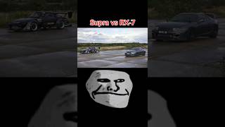 Supra vs RX7😈🗿🗿shorts manualsupra a90supra [upl. by Areehs158]