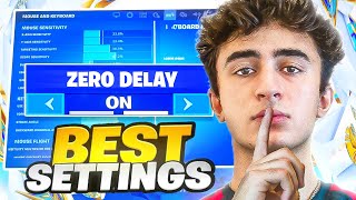 BEST Fortnite Settings For ZERO INPUT DELAY in FNCS  Nvidia Panel Settings 2024 [upl. by Lraed]