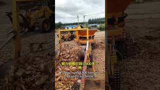 Waste big tree roots processing at the end of the car and change houses farming trendingshorts [upl. by Etnomal148]