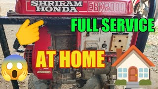 Shriram Honda generator full service at home 🏠🏠 [upl. by Aisan]