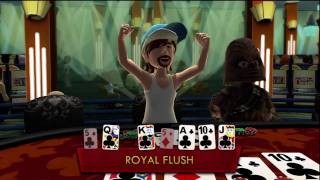 Full House Poker FIRST RECORDED ROYAL FLUSH [upl. by Aneeroc]