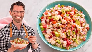 Easy Shrimp Ceviche Recipe [upl. by Ahsieym]