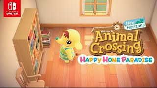 First Time Playing Happy Home Paradise in Animal Crossing New Horizons Nintendo Switch [upl. by Naujat]