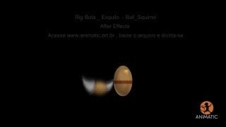 Free Animation Rig  Ball Squirrel for after effects [upl. by Sumner]