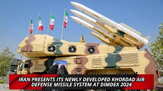 Iran presents its newly developed Khordad air defense missile system at DIMDEX 2024 [upl. by Ijies]