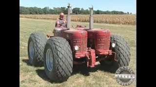 International Harvester 400 Diesel Twin Engine Garrett Tractor  Classic Tractor Fever [upl. by Hannover721]