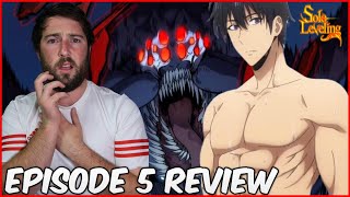 Solo Leveling Episode 5 Review  THE GLOW UP IS REAL [upl. by Nohsram]