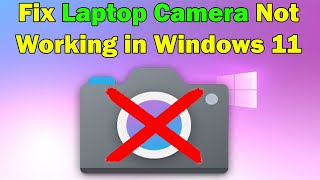 Laptop Camera Not Working Fix It on Windows 11 [upl. by Stulin334]