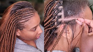 Feed In Braids  Tribal Braids Tutorial [upl. by Eartha263]