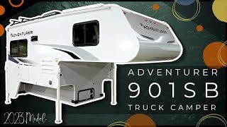 Adventurer 901SB Truck Camper  Walkthrough Tour  2023 Model [upl. by Atnoved]